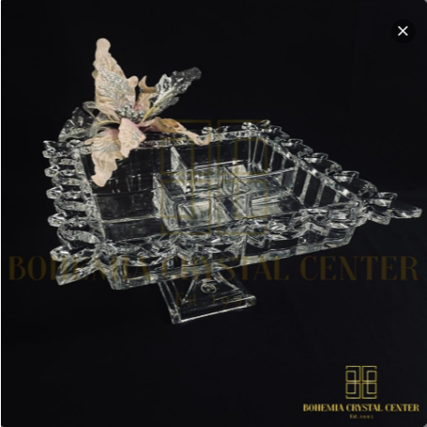 Tray Kristal Sekat Dekoratif - Czech Crystal Premium | BCC