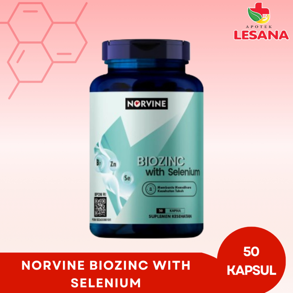 NORVINE BIOZINC With SELENIUM 50 Kapsul
