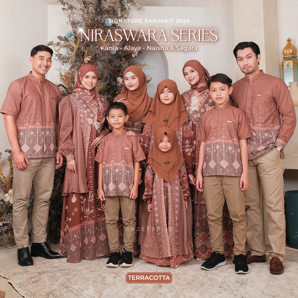 NIRASWARA SERIES - TERACOTTA - SAJEEDA.ID