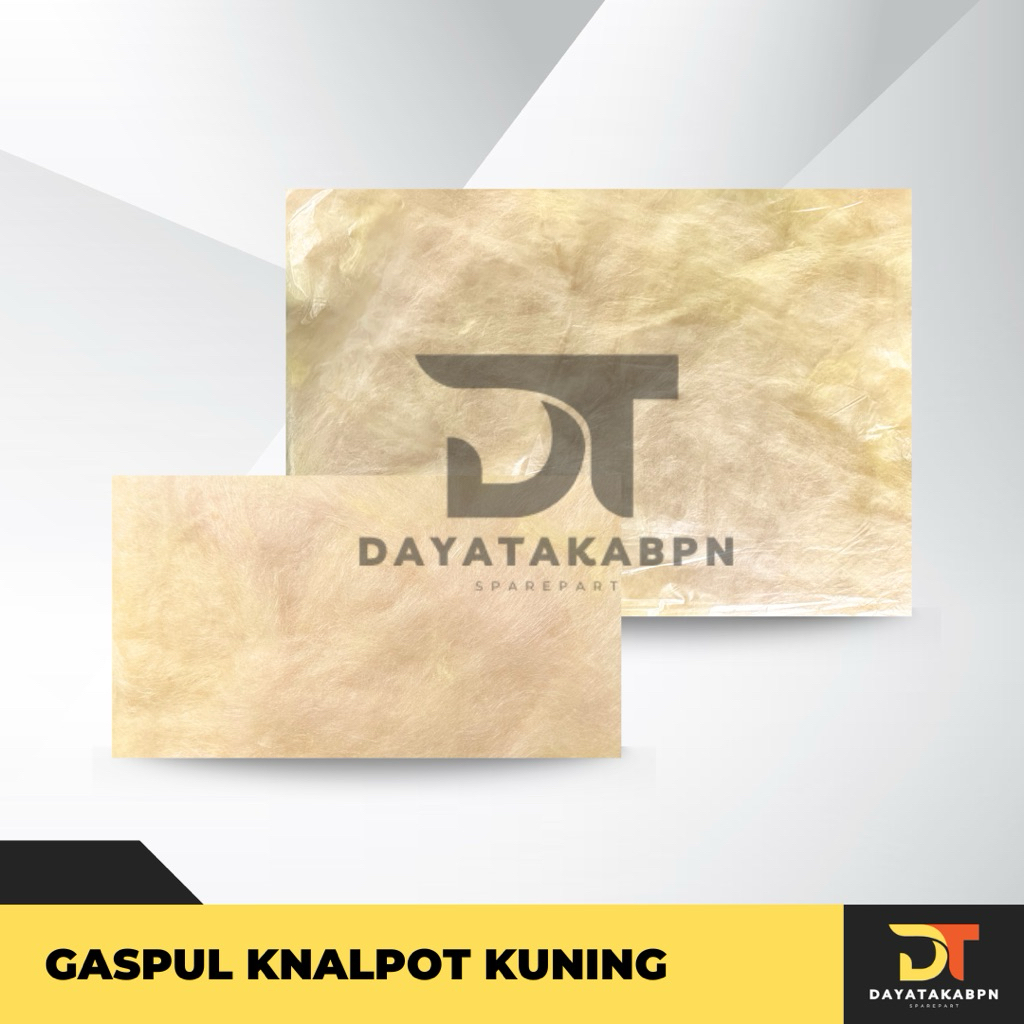 Gaspul Knalpot Kuning (Glasswool)