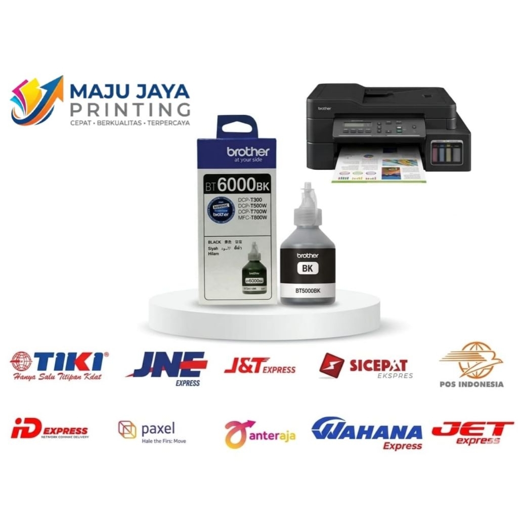 Tinta Brother BT 6000 Black DCP-T300 DCP-T500W DCP-T700W/MFC-T800W