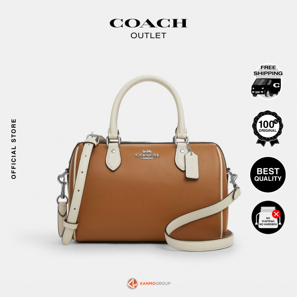 Coach Rowan Satchel In Colorblock Leather - Tas Selempang Wanita