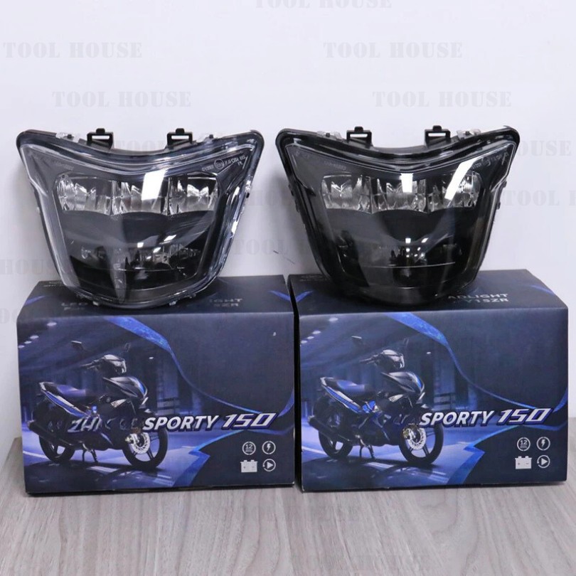 Lampu Depan LED Zhipat Jupiter MX King 150 V1 & MX New 135 Reflektor Headlamp Variasi PnP Ori