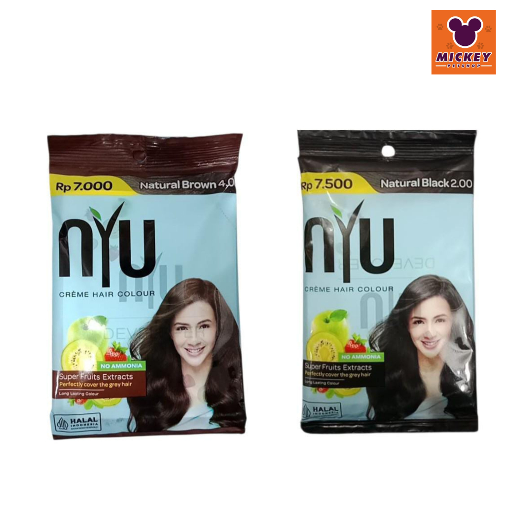 Nyu Pewarna Rambut tanpa anomia hair colour 20ml