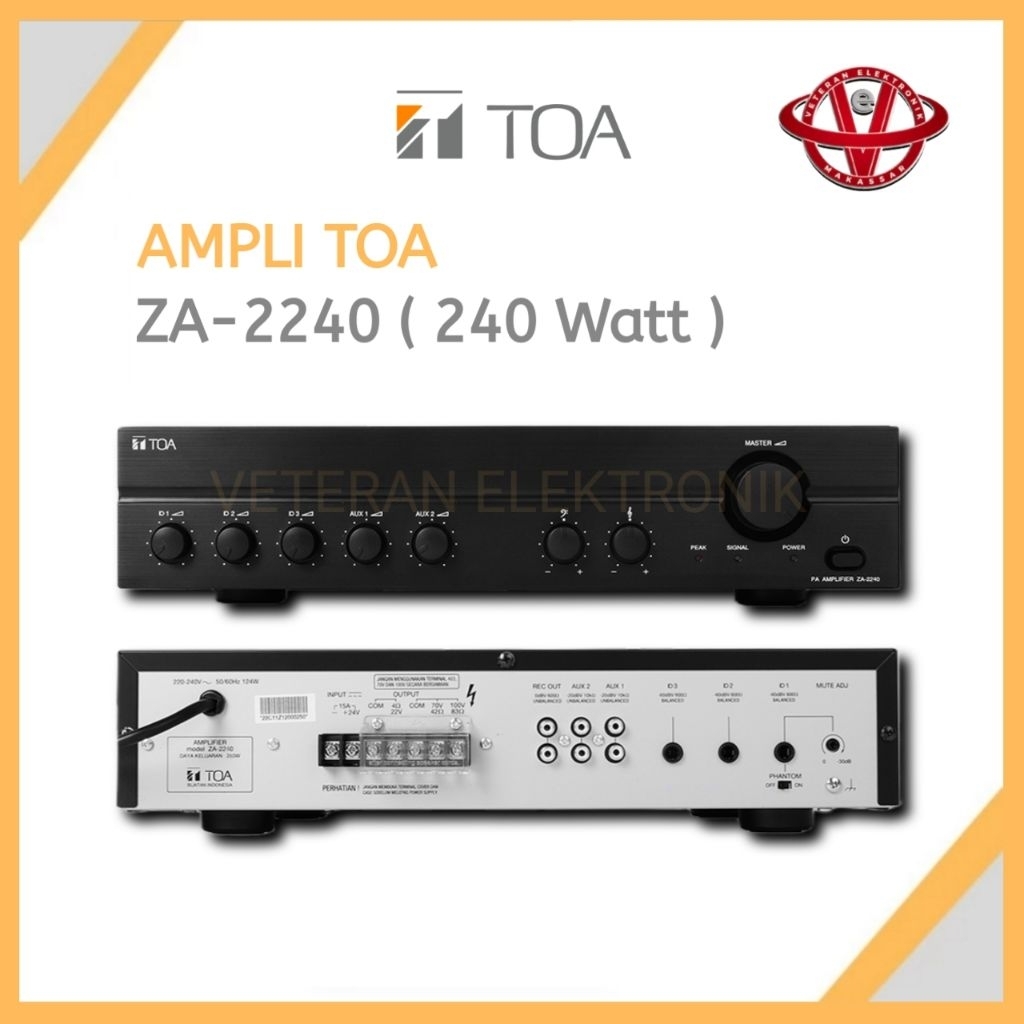 Amplifier TOA ZA-2240 240watt