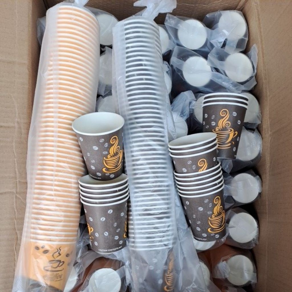 Cup Kopi 4 Oz isi 50 per roll / Paper cup 4 Oz / cup kopi