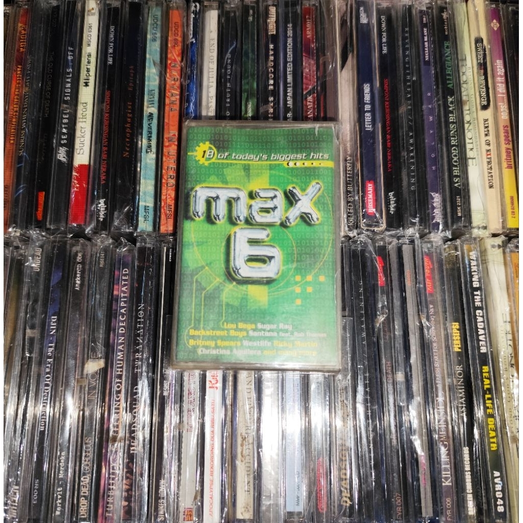 Kaset Kompilasi Max 6 - Lou Bega, Coco Lee, Backstreet Boys, Christina Aguilera,