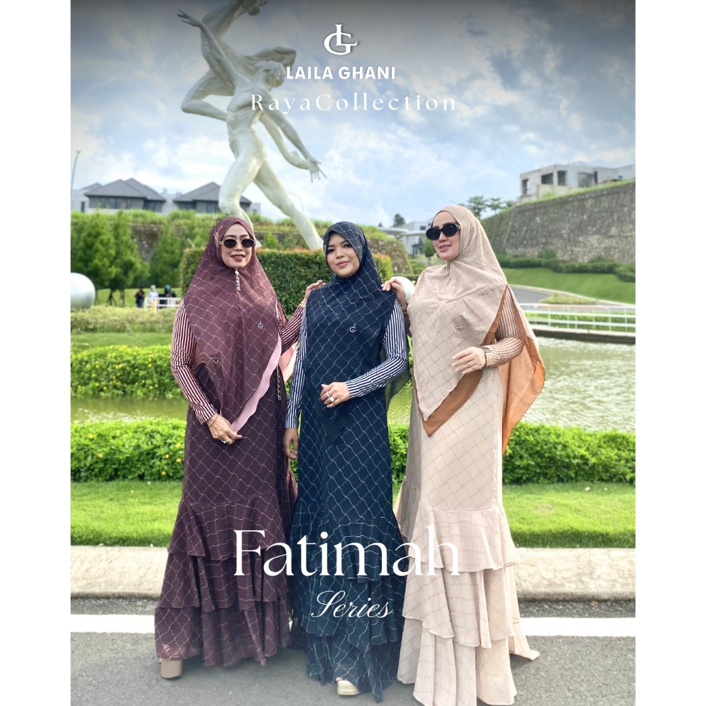 Fatimah Series | Set Dress Khimar By Laila Ghani