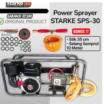 Mesin Motor Mobil Kualitas Terbaik Merk STARKE SPS30 / Mesin Power Sprayer Terlaris STARKE SPS30