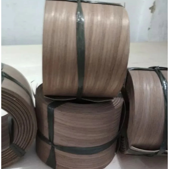 Veneer Kayu Walnut Tebal 0.5 mm Lebar 13 cm x 2.5 m Pelapis Mebel Furniture Interior Jati