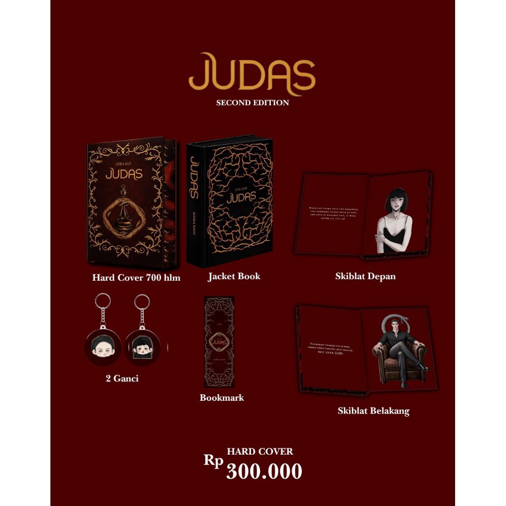 READY Judas by Ezra San NOVEL