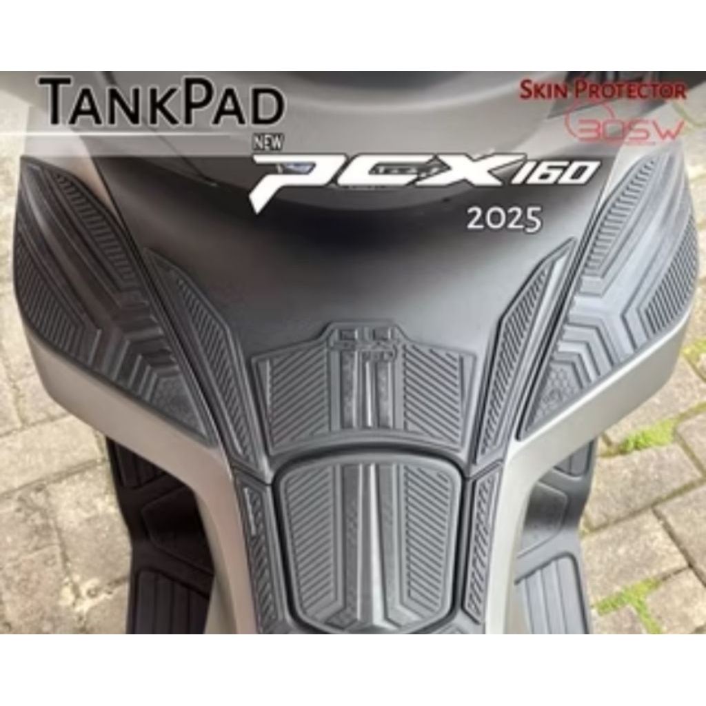 BOSW Body Protector Tankpad Pcx 160 2025 Aksesoris Motor Honda Matic Bahan Karet (Bekas tapi belum d