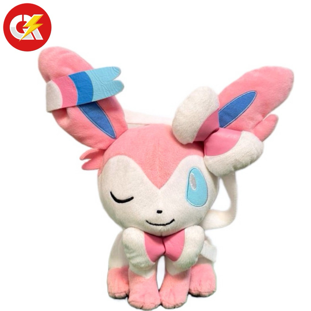 Boneka Plush Size Besar Pokemon Sylveon Chibi Wink Cute Original Pokemon Banpresto