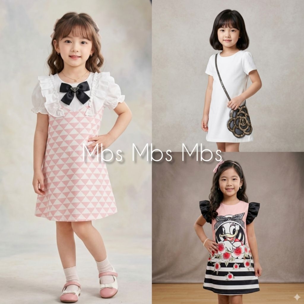 DRESS KING KID ANAK IMPORT PREMIUM 2-8THN