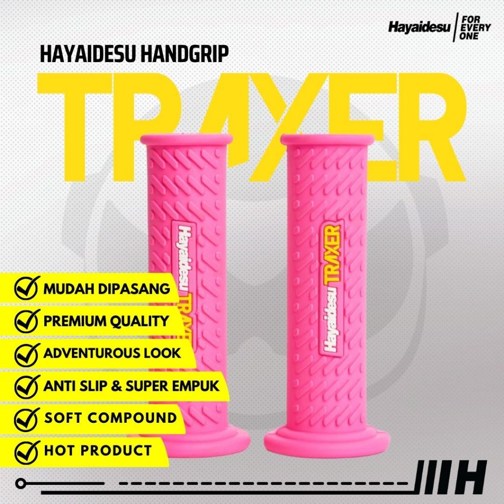 Hayaidesu Handgrip TRAXER - Hand Grip Trail & Supermoto KLX , CRF , WR , KTM , Husqvarna