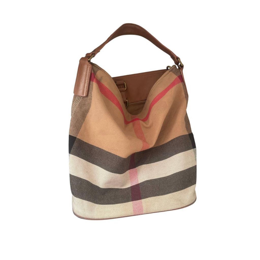 tas burberry ashby bucket hobo