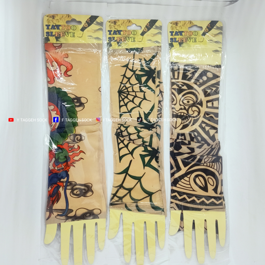 Selusin RP 72.000 | SARUNG LENGAN MOTIF GAMBAR | MANSET TATO
