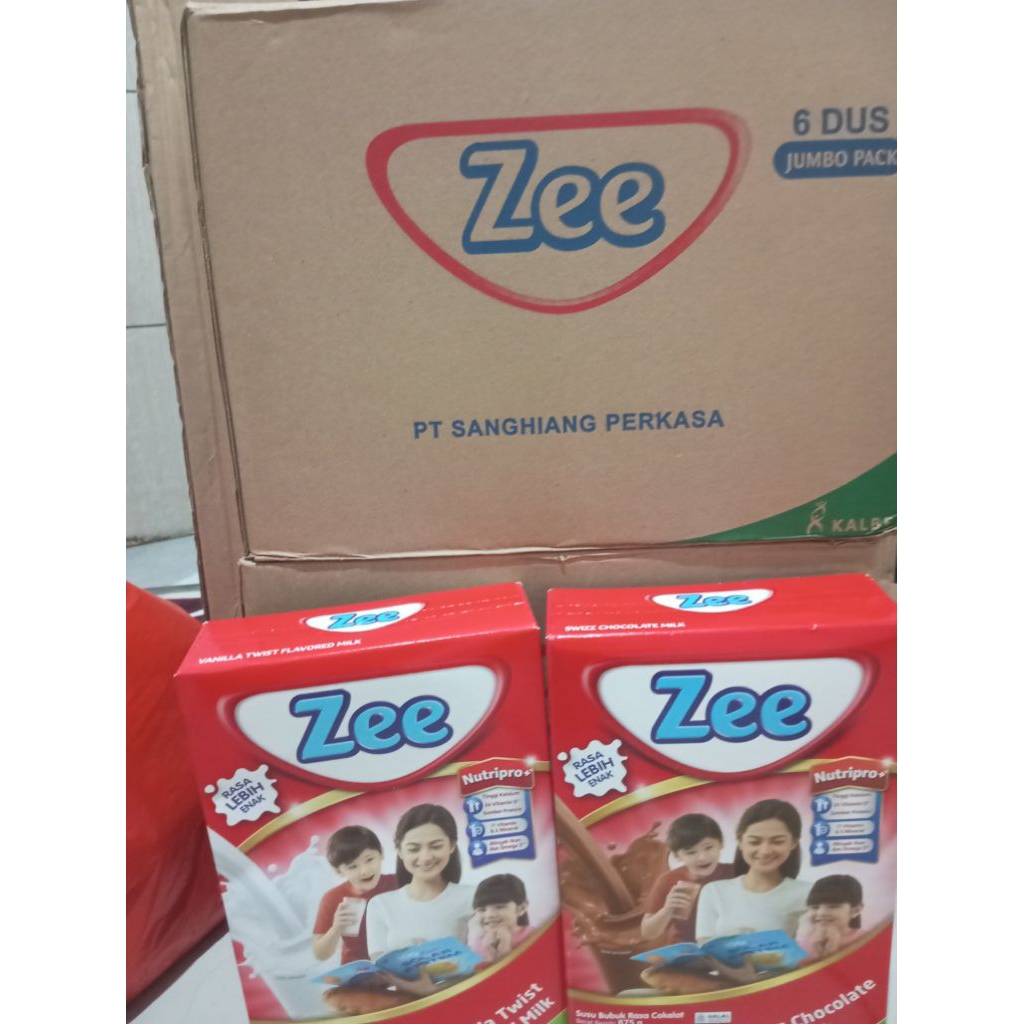 SUSU ZEE 875GR JUMBO (1 KARTON ISI 6PCS) GRATIS HADIAH DI DALAM KEMASAN ( TRANSFORMERS / MY LITTLE P