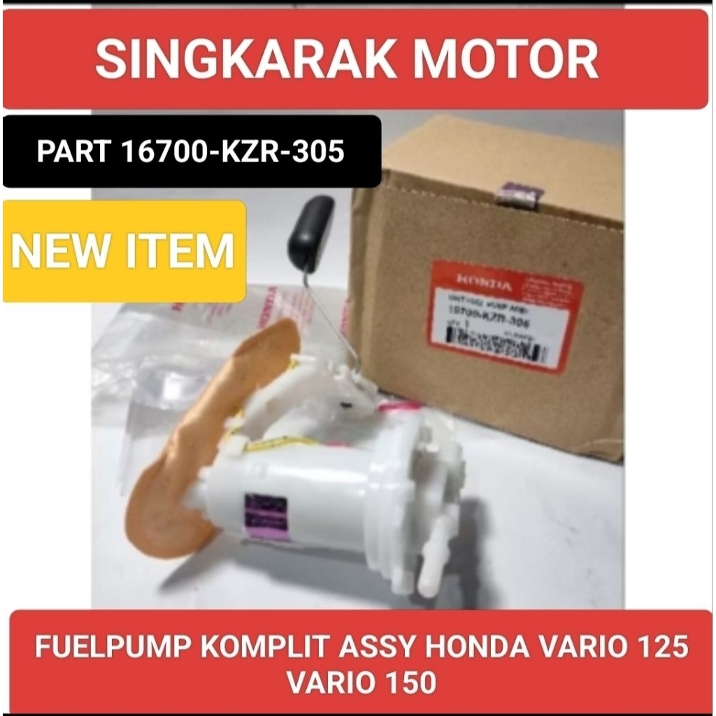 FUELPUMP FUEL PUMP KOMPLIT HONDA VARIO 125 VARIO 150 KODE KZR HONDA