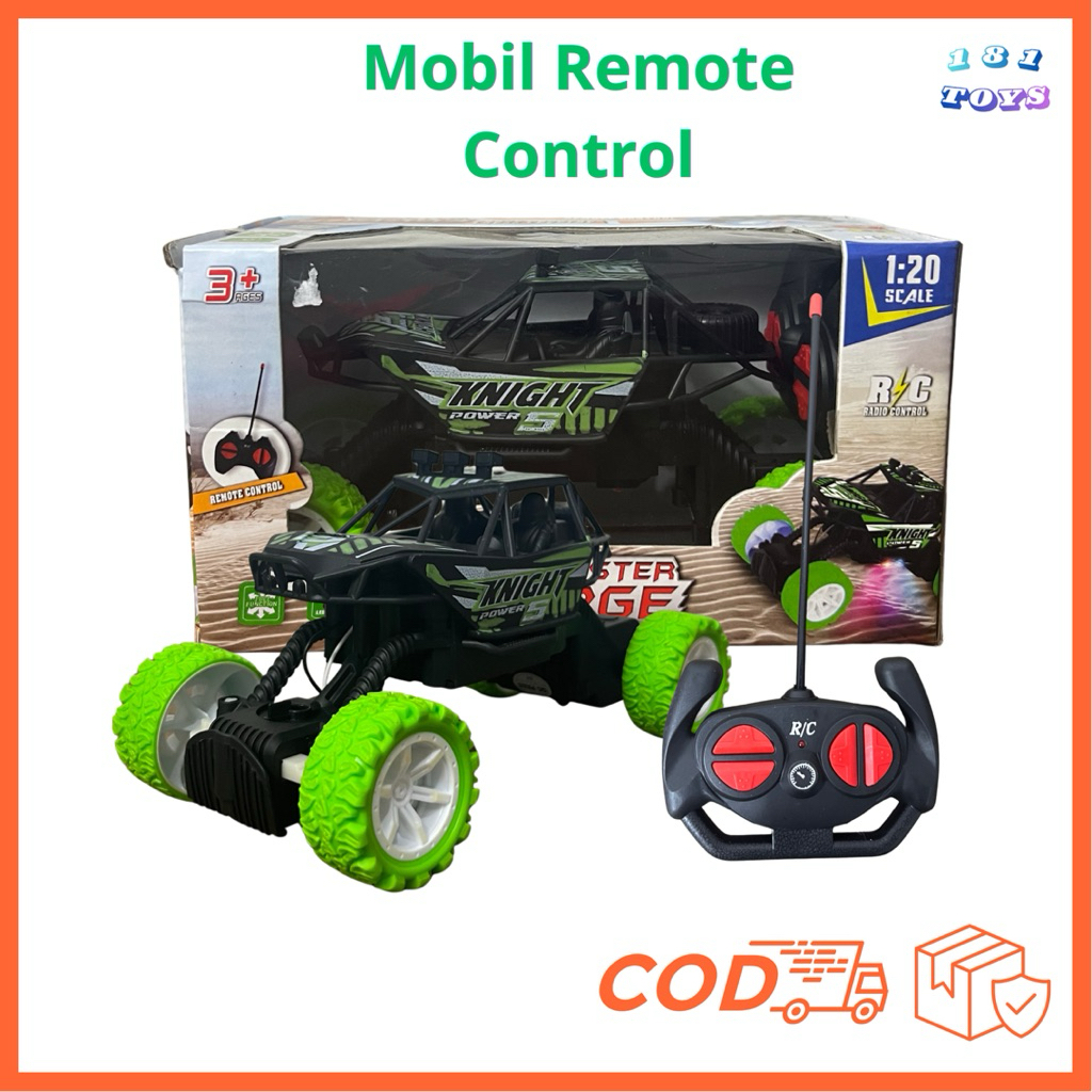 Mainan Mobil Offroad RC / Monster RC Warna Hijau