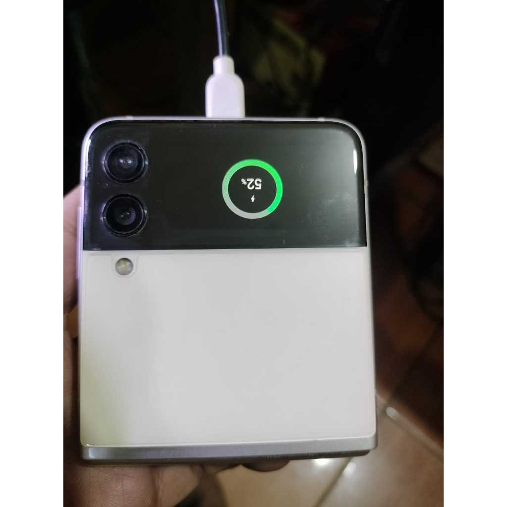 LCD KECIL SAMSUNG Z FLIP 3 ORIGINAL Copotan