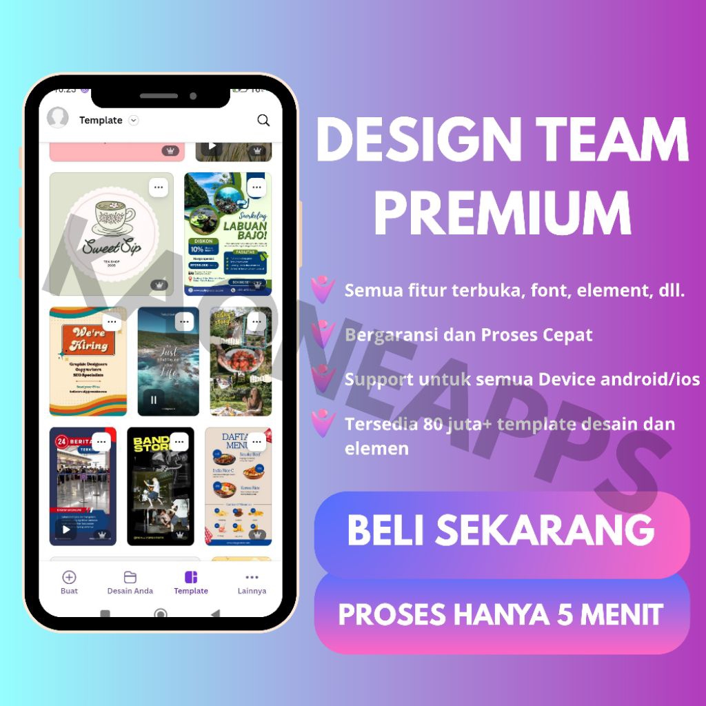 70.000++ Template Canva Premium & Template Canva Pro Edu Desain Siap Pakai