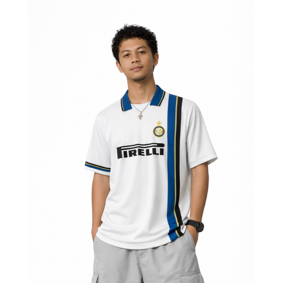 Jersey Fantasy Inter White Oversize Retro