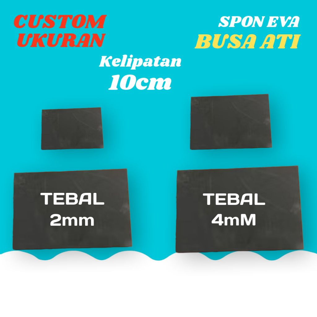 SPON EVA Custom ukuran BUSA ATI busa Keras