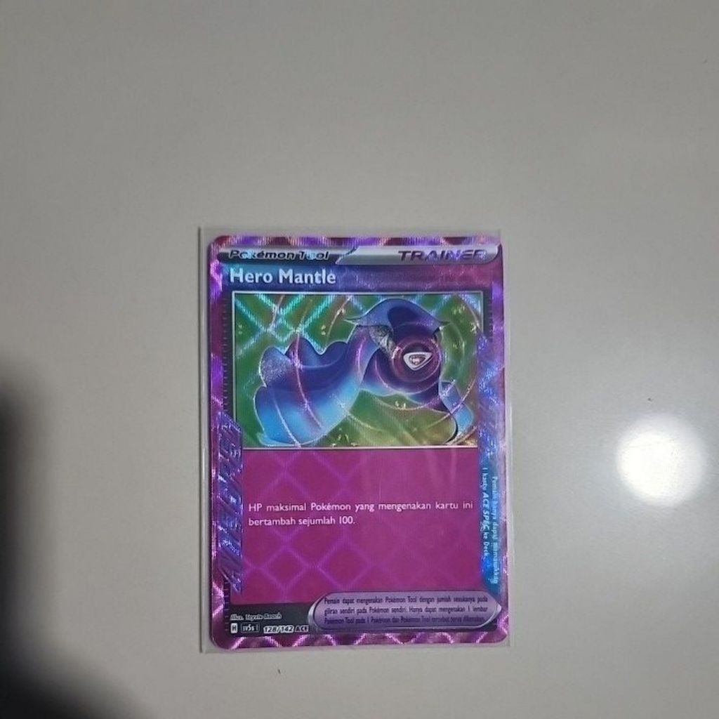 kartu pokemon hero mantle ACE