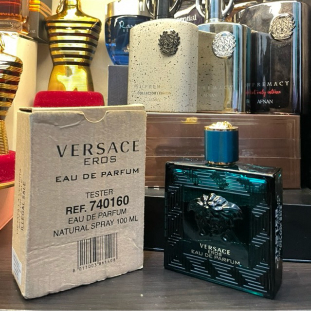 Versace Eros EDP 100ml Tester Preloved original, juice 90%+-