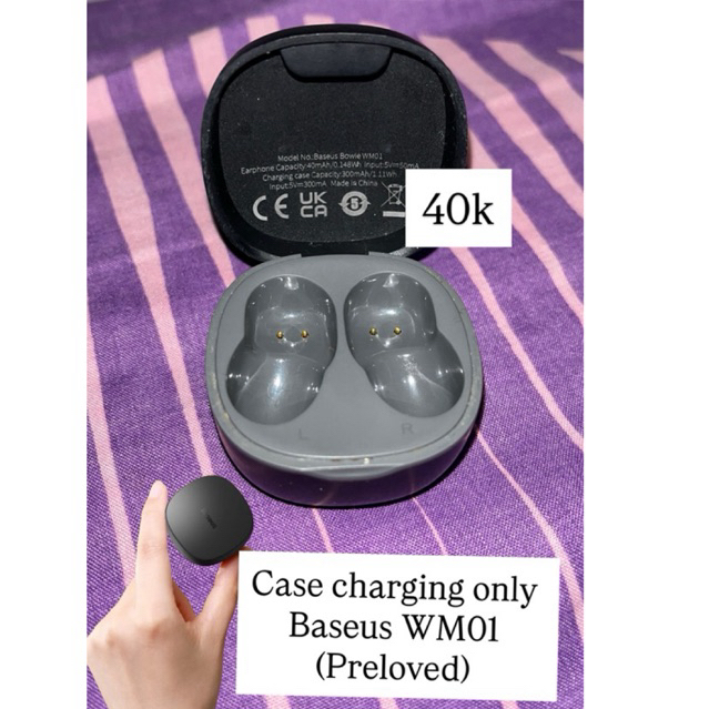 Preloved case charging baseus wm01