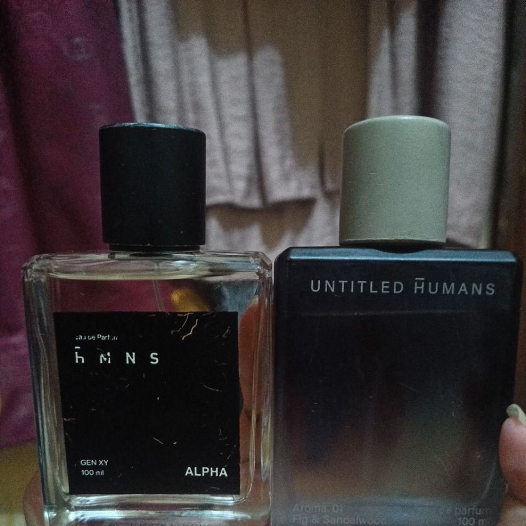(preloved) hmns alpha& untitled 01 no box karna beli punya temen