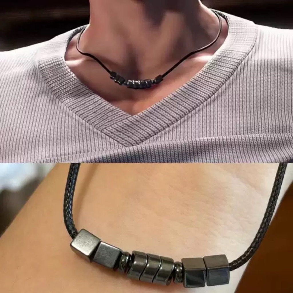 Love and Deepspace LADS Sylus Qinche non-official rock necklace kalung batu