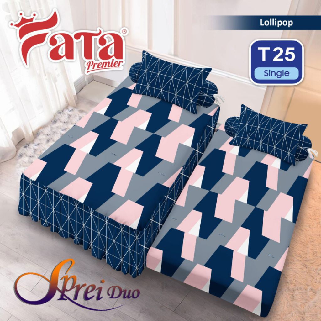 FATA - Sprei Sorong Lollipop Ukuran 120x200