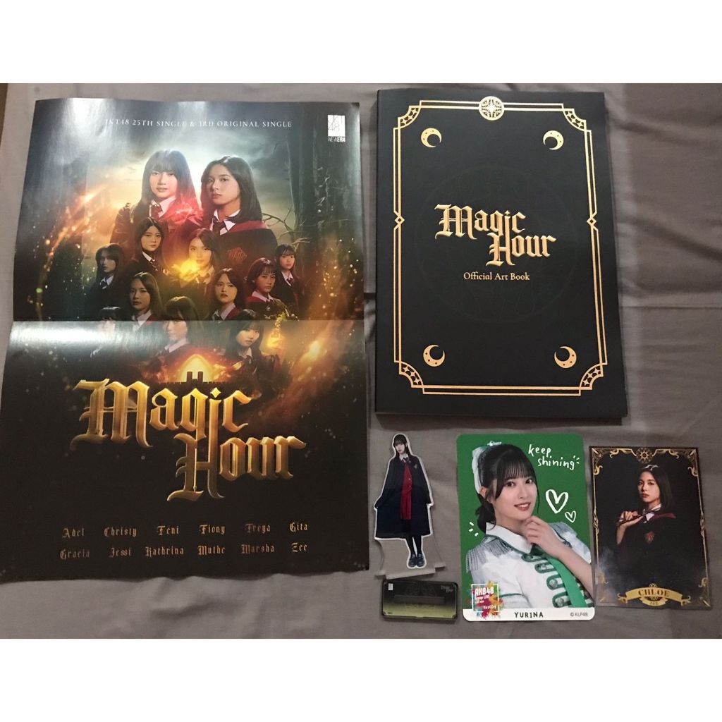 (BACA DESKRIPSI) JKT48 & KLP 48  (Magic Hours PC, Keychain, Bookmark, KLP48 Postcard) Photocard Offi