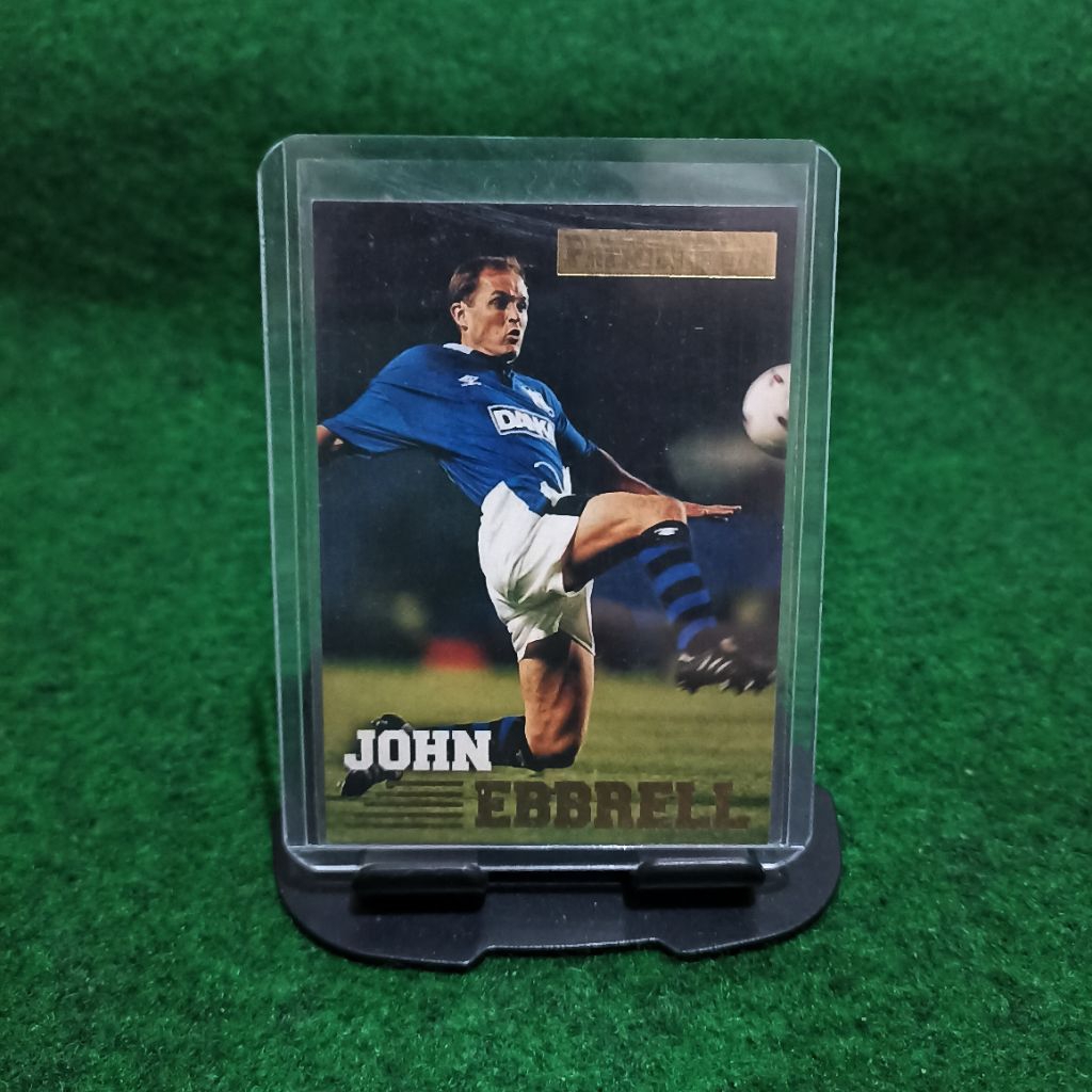 KARTU BOLA JOHN EBBRELL EVERTON MERLIN PREMIER GOLD 1996/97