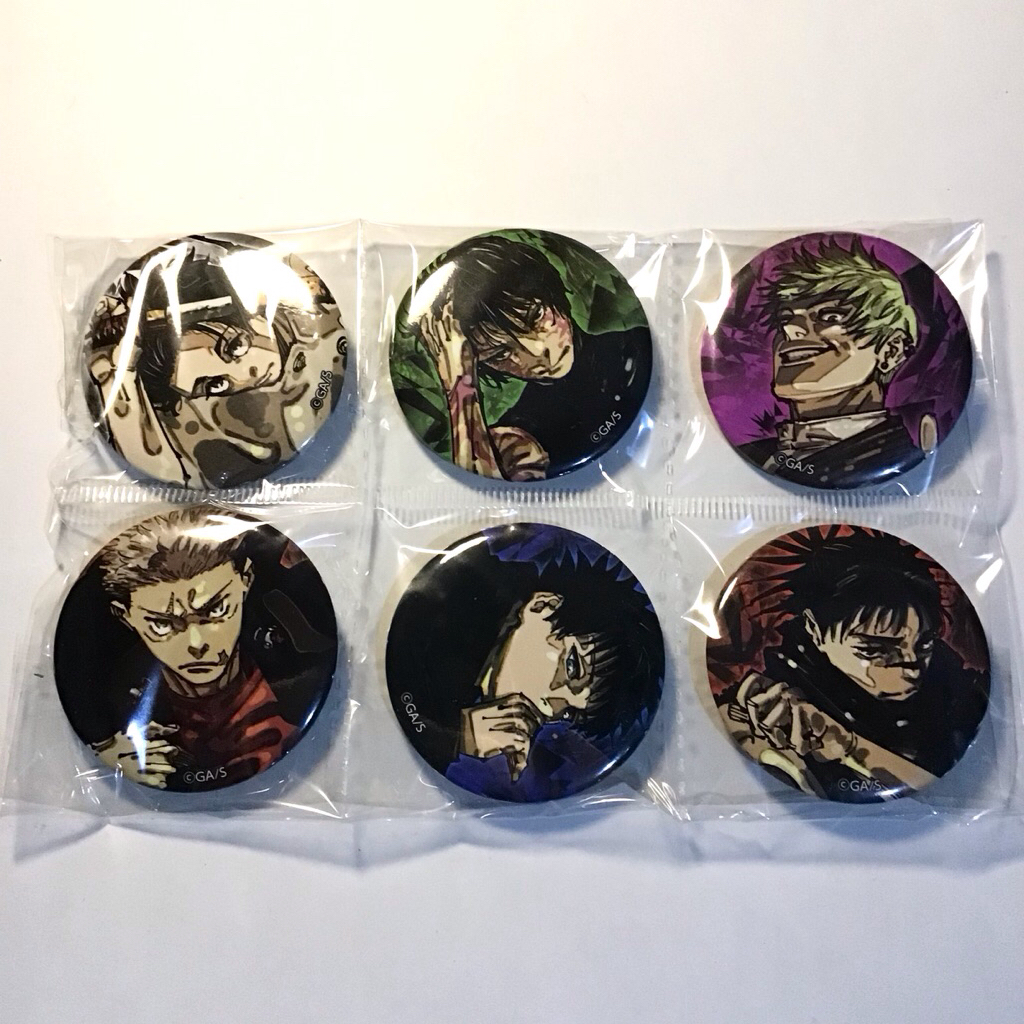 Jujutsu Kaisen Official Jump Giga Can Badge Pin - Yuuji Megumi Choso Naoya Yuta Maki