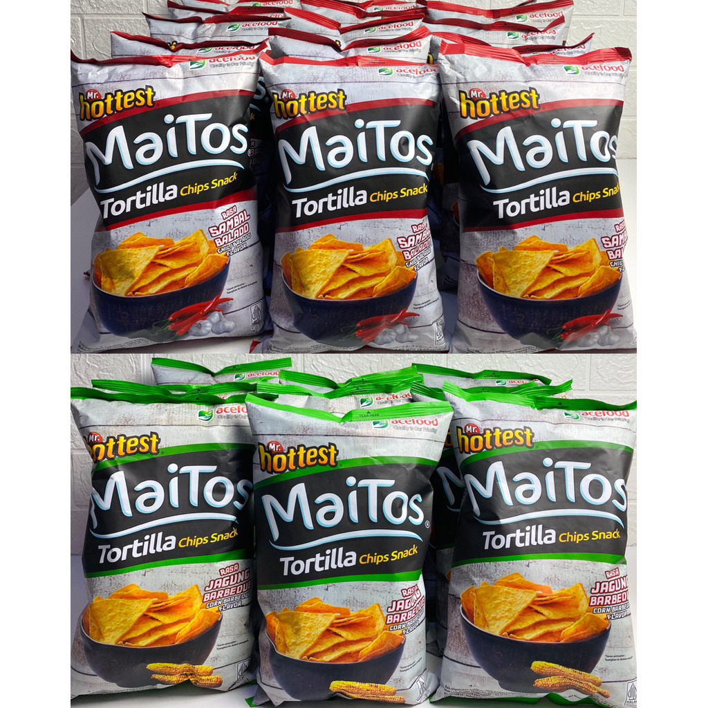 Mr.Hottest Maitos Tortilla 140 g Balado & Barbekiu