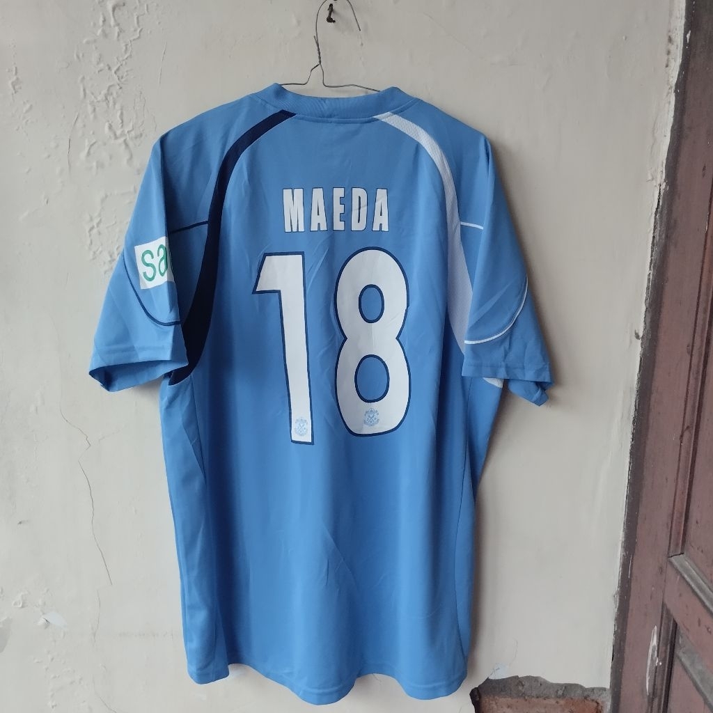 Jersey Jubilo Iwata Home Jersey Soccer J. League Shirt XL (Japan Size) Signature Maeda Original