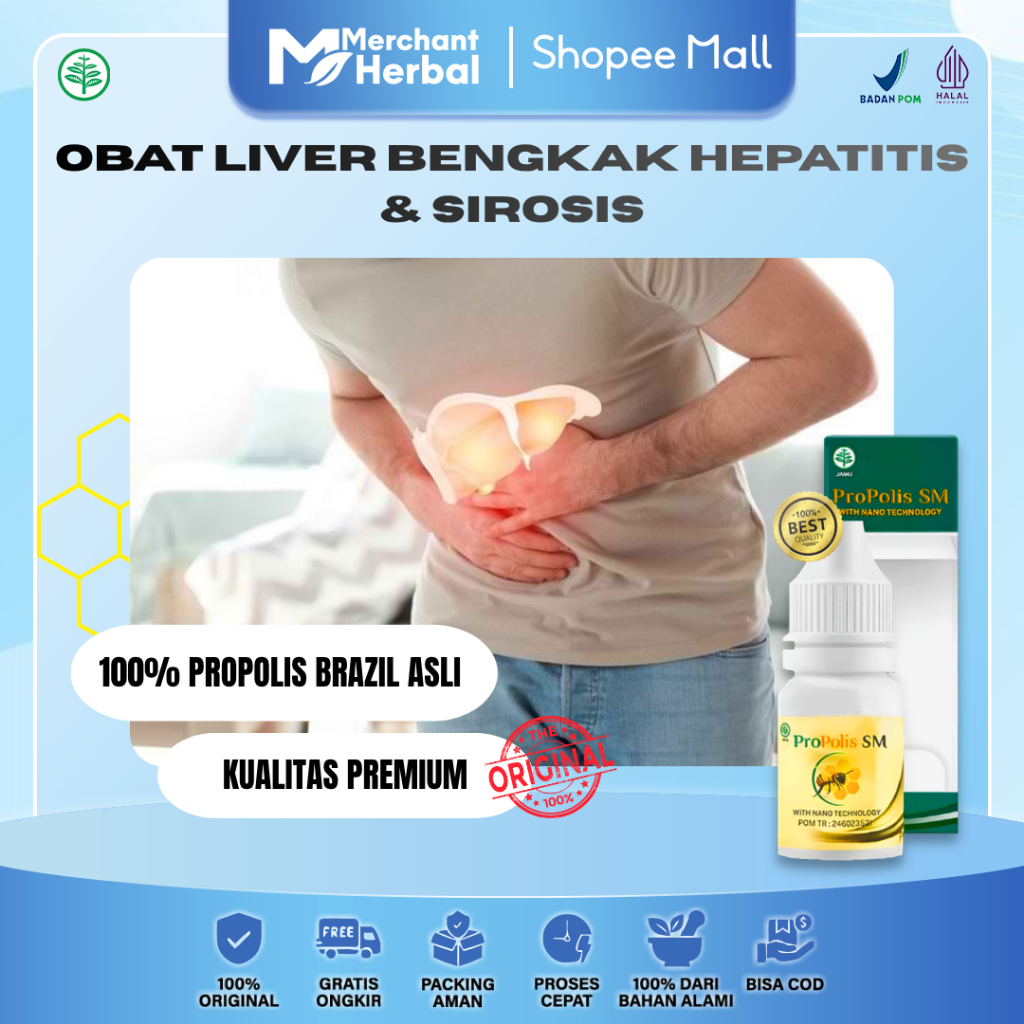 Liver Bengkak, Hepatitis & Sirosis – Propolis SM