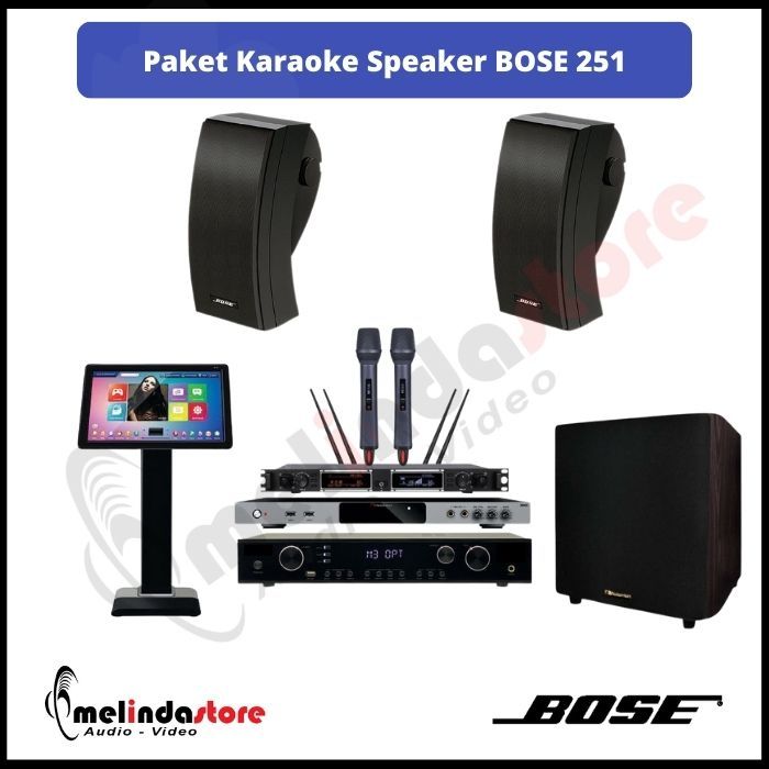 Paket Karaoke dan Home Theater Speaker Bose 251