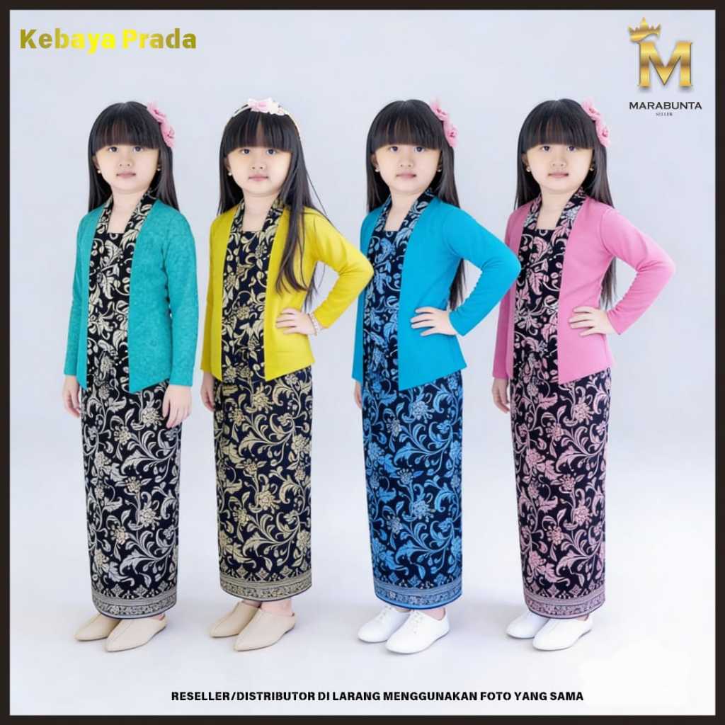 Setelan Kebaya Anak moderen / kebaya anak Perempuan 12tahun / kebaya anak 2tahun / kebaya anak SD