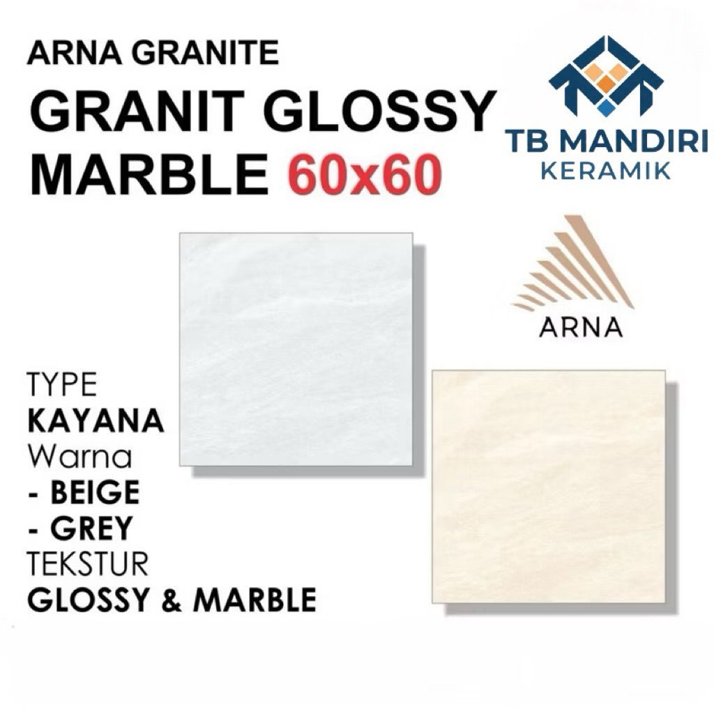 Granit 60x60 Arna Kayana Beige | Glossy