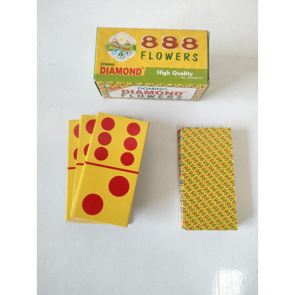Mainan Kartu Domino Diamond 888 Flower High Quality