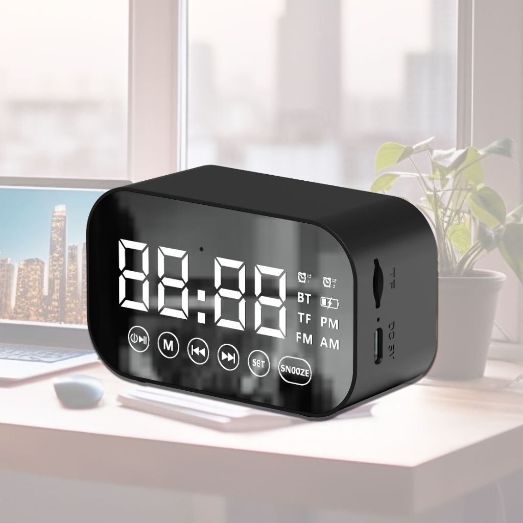 bluetooth speaker alarm clock