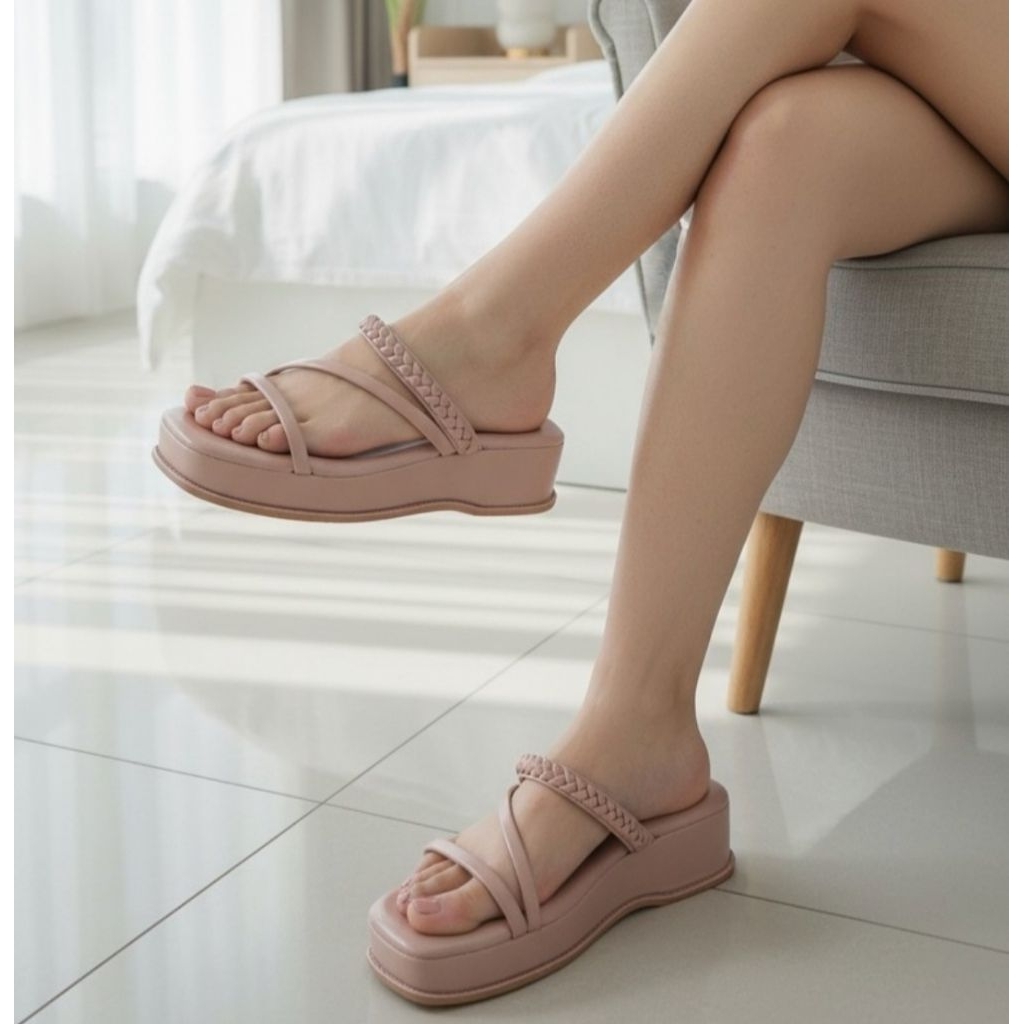 Sandal wedges wanita CABARET RO 87-1