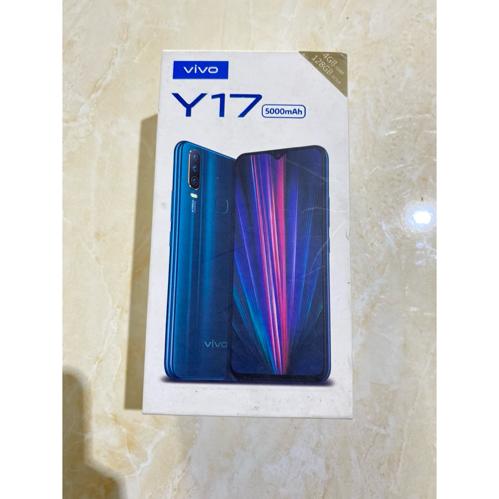 Box/Kotak Vivo Y17 Ram 4/128Original Copotan/ORI Bawaan HP
