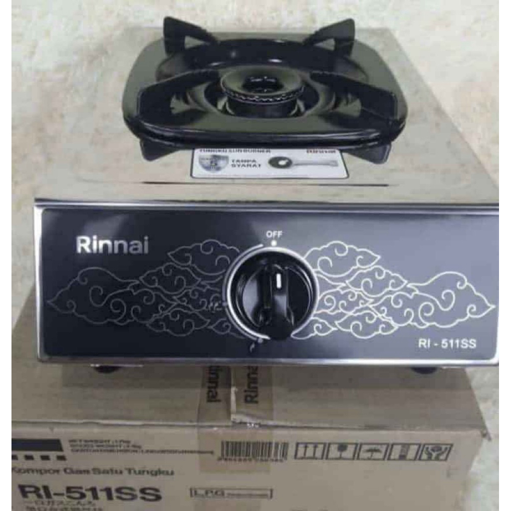 kompor gas rinnai 1 tungku RI-511SS/kompor gas rinnai 1 tungku terbaru /kompor gas rinnai 1 tungku t