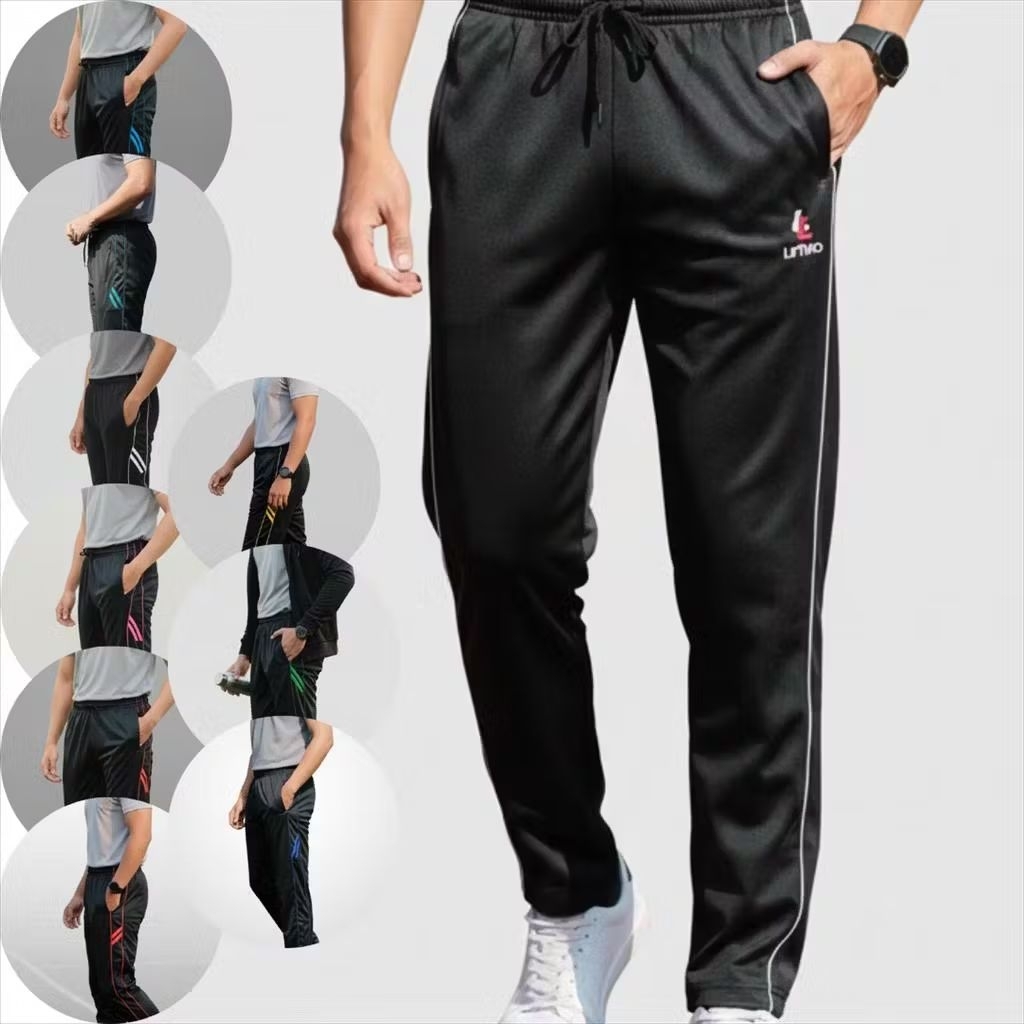 Celana Training Lifting Panjang Hitam | CPJ - RUNNER