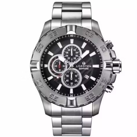 Lofoten F-6512 Silver Dasar Hitam Cowok